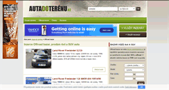 Desktop Screenshot of bazar.autadoterenu.cz